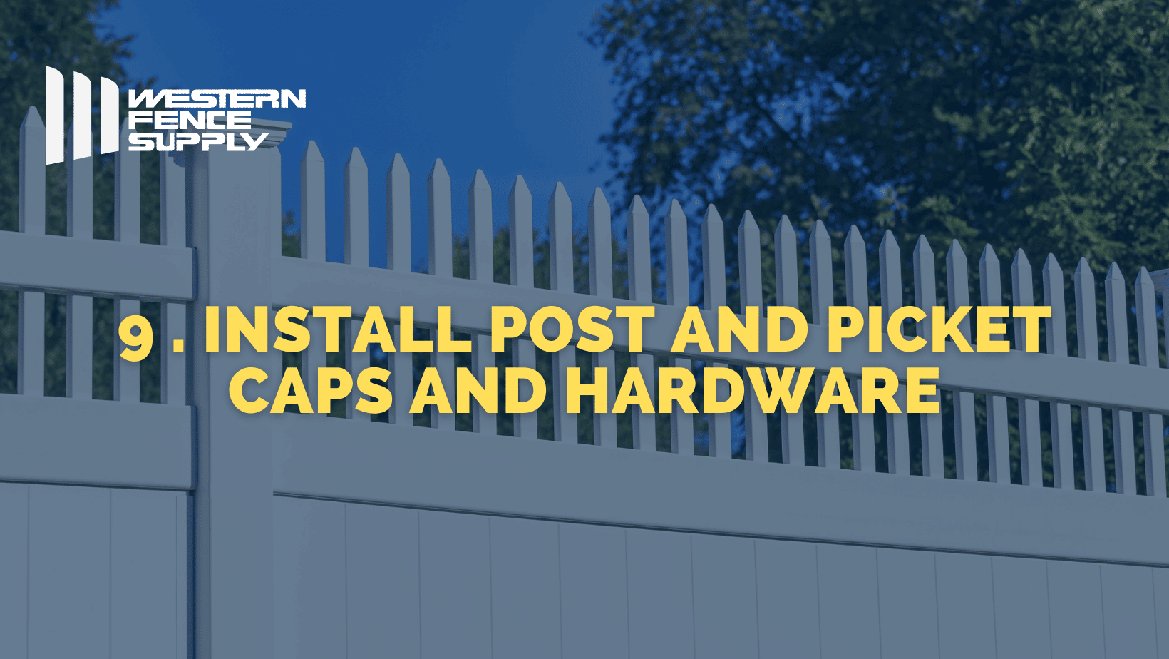 How to Install a Vinyl Fence in Southwest Florida